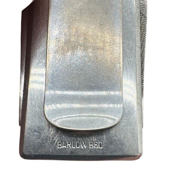 VTG BARLOW CUTLERY JAPAN B60 MONEY CLIP 2 BLADE KNIFE COMBO LOYAL ORDER OF MOOSE - Picture 4 of 5